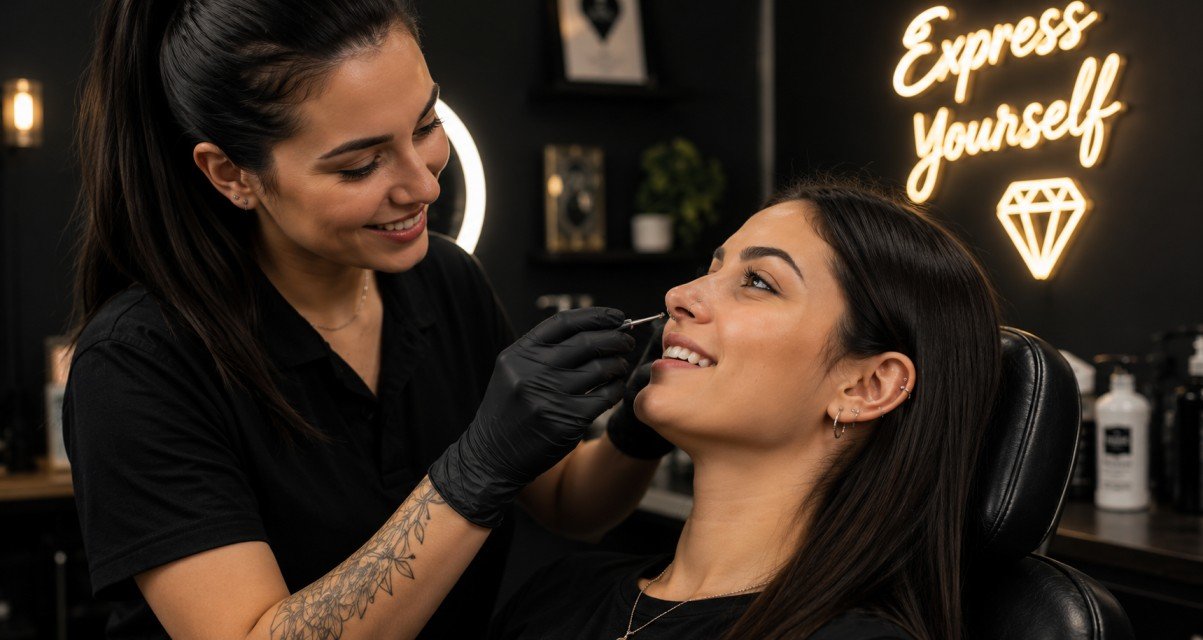 Premium piercing jewellery styling